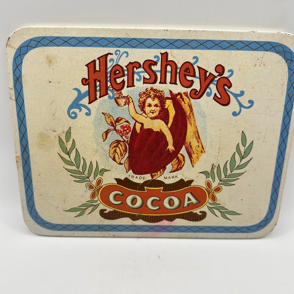 Vintage Bristolware Advertising Tin Signs Morton Salt Hershey Cocoa Uneeda 3pc - Picture 4 of 7